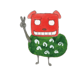 cheerful Shishimai sticker #13931959