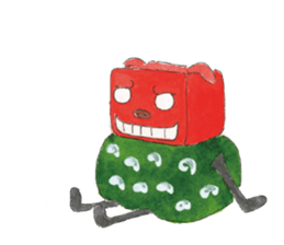 cheerful Shishimai sticker #13931972