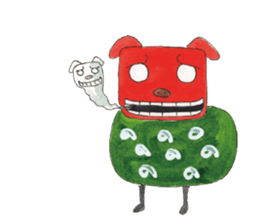 cheerful Shishimai sticker #13931976