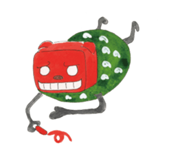 cheerful Shishimai sticker #13931980