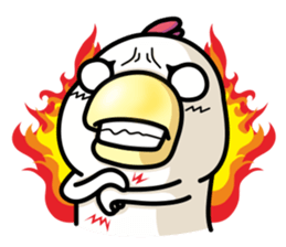 ah chicken2 sticker #13932006
