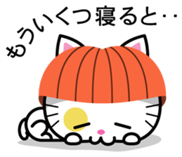 bobbed hair head Zoo Winter sticker #13932916