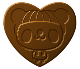 bobbed hair head Zoo Winter sticker #13932931