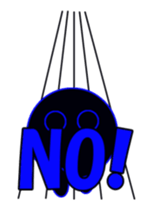 Black circle sticker #13932983