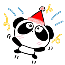 Pretty PANDA P-chan WINTER sticker #13933261