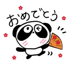 Pretty PANDA P-chan WINTER sticker #13933277