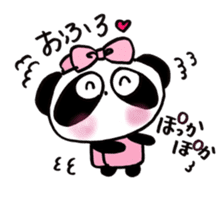 Pretty PANDA P-chan WINTER sticker #13933283