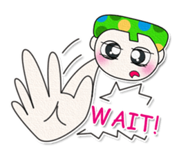 Hello! My name is Kamasa.^_^ sticker #13933531