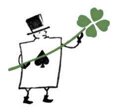 ACE of playing cards sticker #13934058