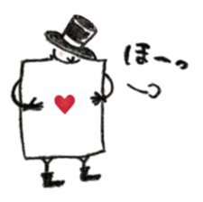 ACE of playing cards sticker #13934059