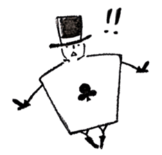 ACE of playing cards sticker #13934062