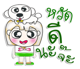 Miss Sayaka. I love dog. ^__^ sticker #13934158