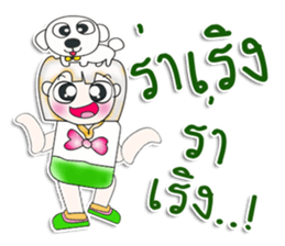 Miss Sayaka. I love dog. ^__^ sticker #13934161