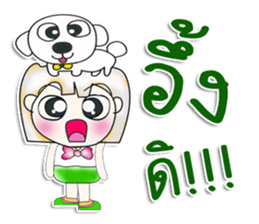 Miss Sayaka. I love dog. ^__^ sticker #13934165