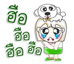 Miss Sayaka. I love dog. ^__^ sticker #13934174