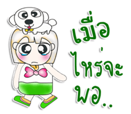 Miss Sayaka. I love dog. ^__^ sticker #13934175