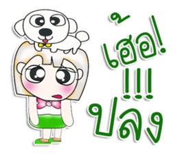 Miss Sayaka. I love dog. ^__^ sticker #13934178