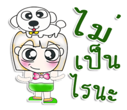 Miss Sayaka. I love dog. ^__^ sticker #13934180