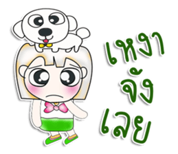 Miss Sayaka. I love dog. ^__^ sticker #13934182