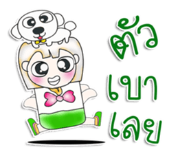 Miss Sayaka. I love dog. ^__^ sticker #13934186