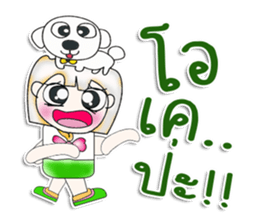 Miss Sayaka. I love dog. ^__^ sticker #13934189