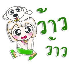 Miss Sayaka. I love dog. ^__^ sticker #13934191