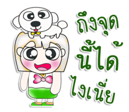 Miss Sayaka. I love dog. ^__^ sticker #13934195