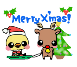 ribbon chick3 sticker #13934490