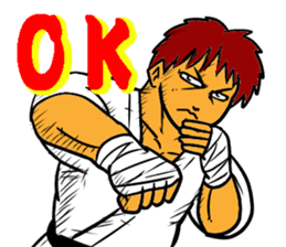 Karate-Man 3 sticker #13934517