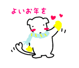 animal around the new year sticker sticker #13934648