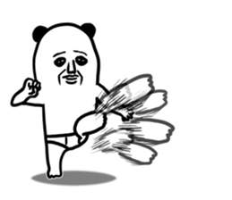 panda ossan 6 sticker #13934694