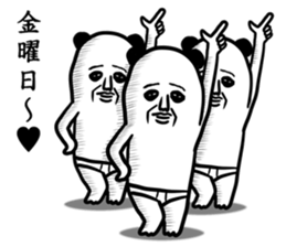 panda ossan 6 sticker #13934696