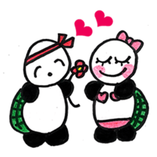 PANDA turtle TONTON sticker #13934926