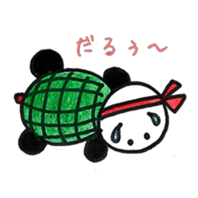 PANDA turtle TONTON sticker #13934958