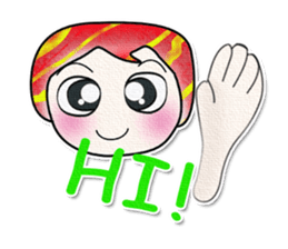 Ha Ha Ha !! My name is Yoshi.^__^ sticker #13934969