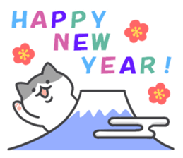 Winter cats sticker #13935066