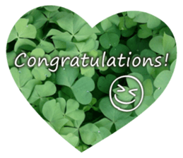 Convey a congrats along with the plants sticker #13935598