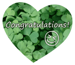 Convey a congrats along with the plants sticker #13935598