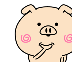 Intelligent pig(Overseas edition) sticker #13935670