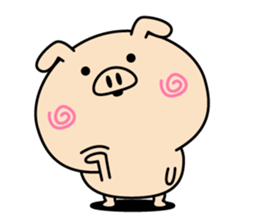 Intelligent pig(Overseas edition) sticker #13935672