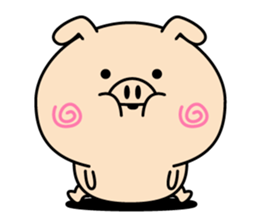 Intelligent pig(Overseas edition) sticker #13935676