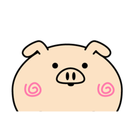 Intelligent pig(Overseas edition) sticker #13935683