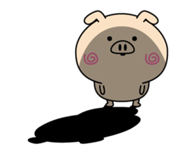 Intelligent pig(Overseas edition) sticker #13935688
