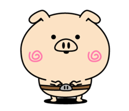 Intelligent pig(Overseas edition) sticker #13935689