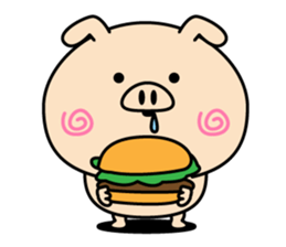 Intelligent pig(Overseas edition) sticker #13935692