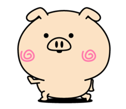 Intelligent pig(Overseas edition) sticker #13935695