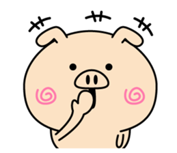 Intelligent pig(Overseas edition) sticker #13935696