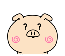 Intelligent pig(Overseas edition) sticker #13935705
