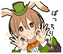 Boy in Wonderland sticker #13935948