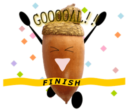 Run! Run! Acorn-chan! sticker #13936104